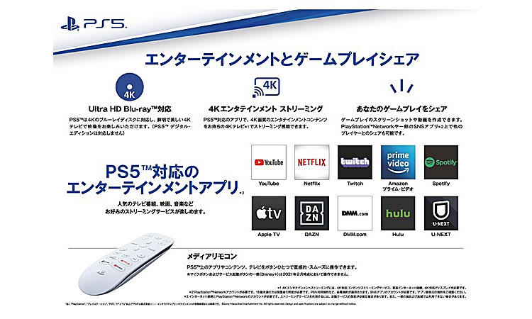 リモコン 商品一覧 | PlayStation（R）5 | ソニー