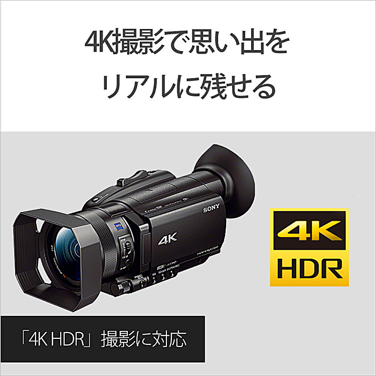FDR-AX700 購入 | デジタルビデオカメラ ハンディカム | ソニー