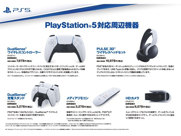 PlayStation(R) 5アクセサリー ＆ PlayStation(R) VR2 本体 ステッカー ...
