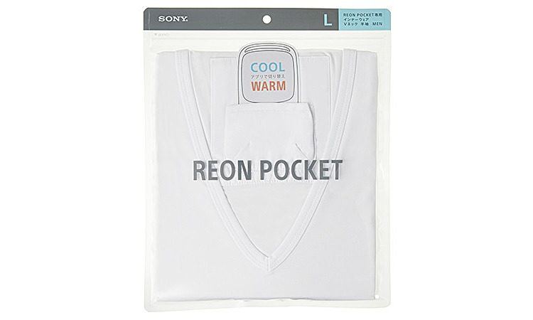 SONY REON POCKET XL size T-shirt shirt 3 pcs set white RNP-1A/W RNPS-C1VA/D/W 