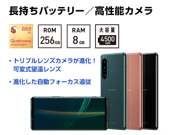 Xperia 5 III（XQ-BQ42） 購入 | Xperia™ スマートフォン（SIMフリー ...