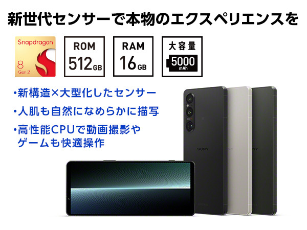Xperia 1 V（XQ-DQ44） 購入 | Xperia™ スマートフォン（SIM