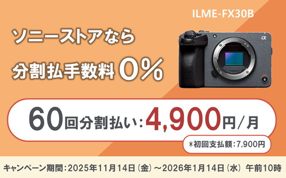 FX30 | プロフェッショナルカムコーダー | ソニー