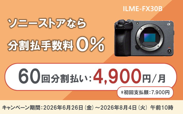 FX30 | プロフェッショナルカムコーダー | ソニー