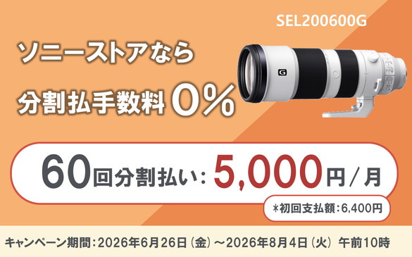 FE 200-600mm F5.6-6.3 G OSS | デジタル一眼カメラα（アルファ） | ソニー