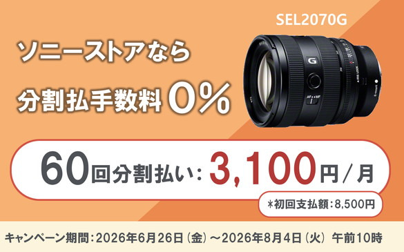 FE 20-70mm F4 G | デジタル一眼カメラα（アルファ） | ソニー