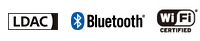 LDAC / Bluetooth / Wi-Fi