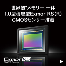 ���E��*�������[ ��� 1.0�^�ϑw�^Exmor RS(R) CMOS�Z���T�[����