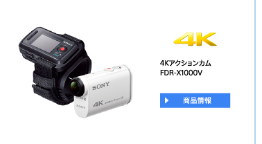 4K�A�N�V�����J�� FDR-X1000V