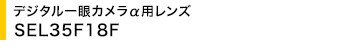 �f�W�^�����J�������p�����Y SEL35F18F