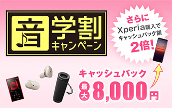 �ő�8,000�~�L���b�V���o�b�N