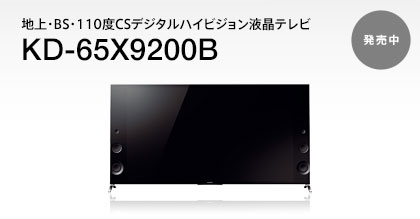 �n��EBS�E110�xCS�f�W�^���n�C�r�W�����t���e���r KD-65X9200B ������