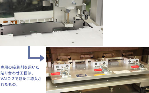 ��p�̐ڒ��܂�p�����\�荇�킹�H���́AVAIO Z�ŐV���ɓ������ꂽ���́B