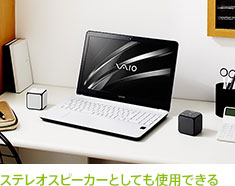 �X�e���I�X�s�[�J�[�Ƃ��Ă��g�p�ł���