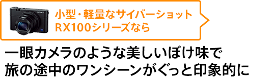 ���^�E�y�ʂȃT�C�o�[�V���b�g RX100�V���[�Y�Ȃ� ���J�����̂悤�Ȕ������ڂ����ŗ��̓r���̃����V�[���������ƈ�ۓI��