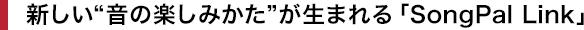 �V�����g���̊y���݂����h�����܂��uSongPal Link�v