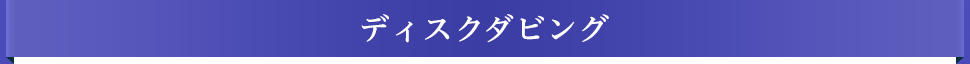 �f�B�X�N�_�r���O