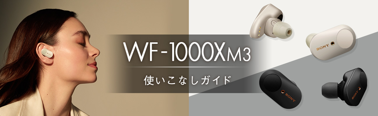 WF-1000XM3 使いこなしガイド | Headphone Owner's Information | ソニー