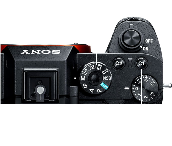 �ʐ^�� �����q���V�̃J�����ݒ�i��7R II�j�m�B�e���[�h�EC1�EC2�{�^���n