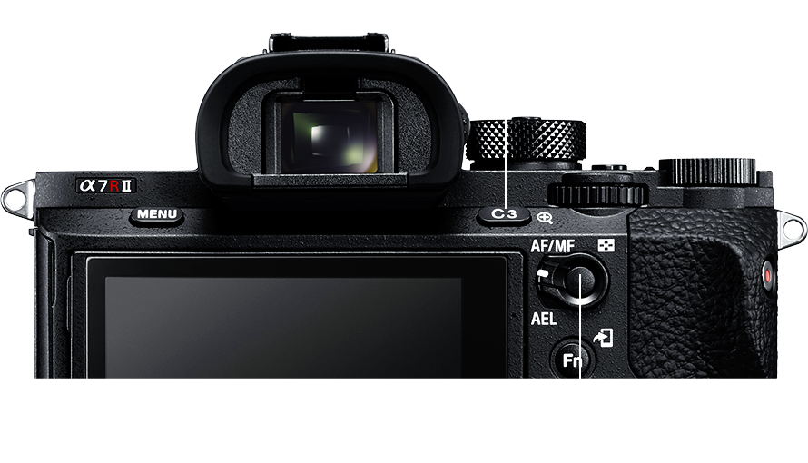 �ʐ^�� �����q���V�̃J�����ݒ�i��7R II�j�mC3�EAEL�{�^���n