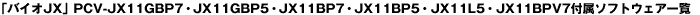 �u�o�C�IJX�v PCV-JX11GBP7�EJX11GBP5�EJX11BP7�EJX11BP5�EJX11L5�EJX11BPV7�t���\�t�g�E�F�A�ꗗ