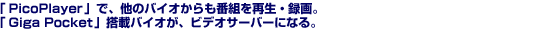 uPicoPlayervŁÃoCIԑgĐE^BuGiga PocketvڃoCIArfIT[o[ɂȂB
