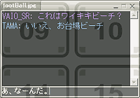 �R�����g�E�B���h�E�ɓ��͂���΁A�`���b�g���ł��܂��B