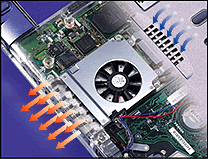 本体裏面透視図