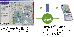 �p�\�R������}�b�v����y�ɐ؂蔲����uMapCutter�v�B