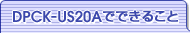 DPCK-US20A�łł��邱��
