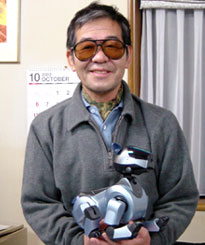 �����L�[�p���`���񂪃Z���N�g����AIBO