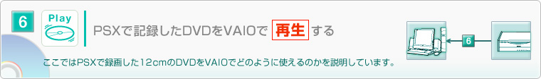6.PSX�ŋL�^����DVD��VAIO�ōĐ�����