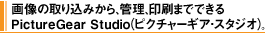 摜̎荞݂AǗA܂łłPictureGear StudioisN`[MAEX^WIjB