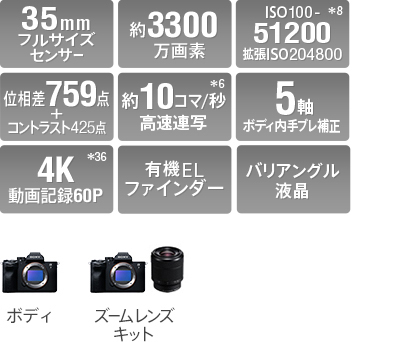 カメラ デジタルカメラ カメラ本体 商品一覧 | デジタル一眼カメラα（アルファ） | ソニー
