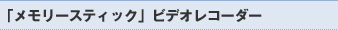 �u�������[�X�e�B�b�N�v�r�f�I���R�[�_�[