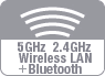 2.4GHz Wireless LAN Bluetooth