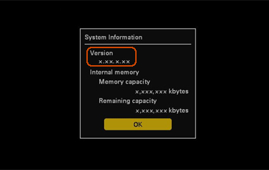 Check the firmware version