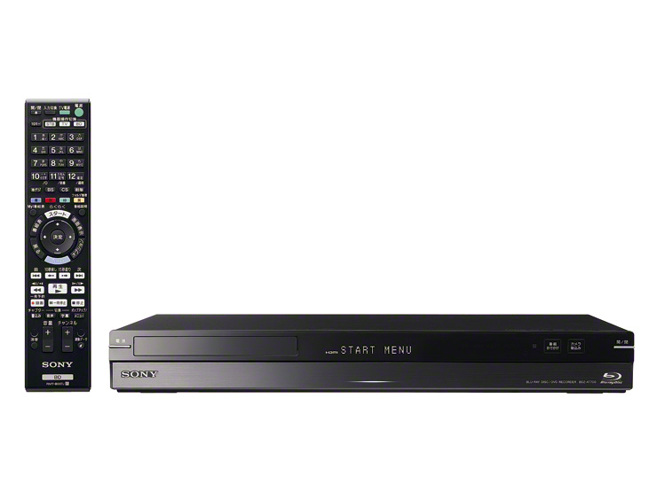 SONY ソニー　Blu-ray ブルーレイレコーダー HDD 500GB