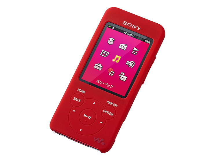 SONY ウォークマン 本体 シリコンケース・ケーブル付き ELECOM - SONYウォークマンNW-S760用シリコンケース ブルーの