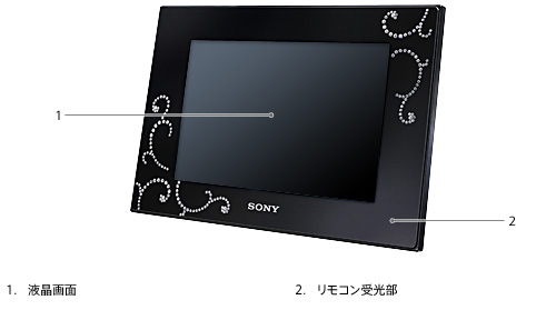 デジタルフォトフレーム スワロフスキー SONY 未使用! 新品! Amazon | SONY デジタルフォトフレーム D75 スワロフスキー