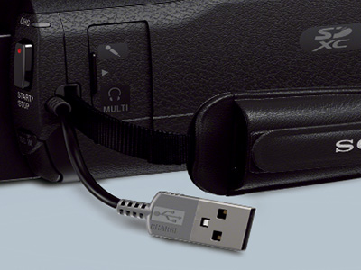 HDR-CX390 特長 : 快適な操作性 | デジタルビデオカメラ Handycam 