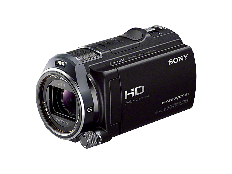 HDR-CX630V 商品の写真 | デジタルビデオカメラ Handycam ハンディカム | ソニー