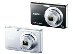 【良品】SONY ソニー デジタルカメラ Cybershot W190 (1210万画素/光学x3/デジタルx6/シルバー) DSC-W190/S #LE2023690