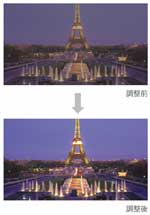 オートピクチャーコントロール機能使用例(イメージ)