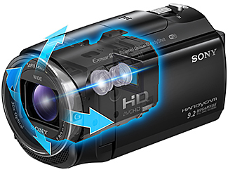 HDR-CX670 特長 : 空間光学手ブレ補正 | デジタルビデオカメラ 