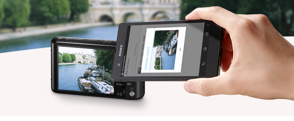 DSC-WX220 特長 : Wi-Fi（R）／NFC機能＆楽しい撮影機能 | デジタル 