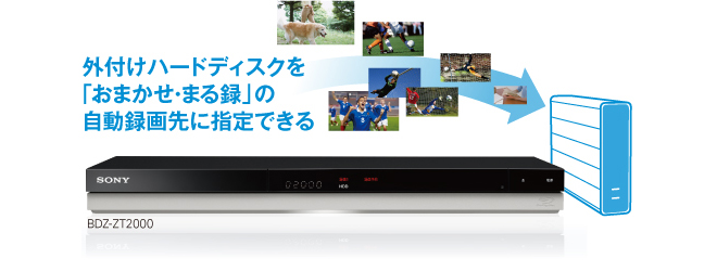 テレビ/映像機器 ブルーレイレコーダー BDZ-ZW1000/BDZ-ZW500 特長 : かしこく録る | ブルーレイディスク 