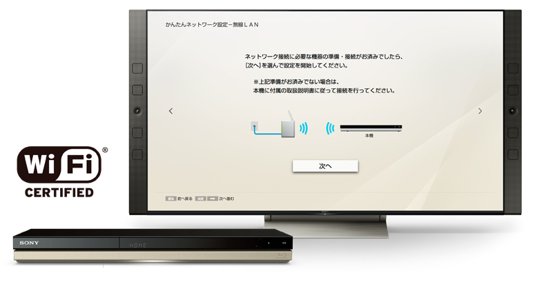 BDZ-ZW2500/BDZ-ZW1500/BDZ-ZW550 特長 : 他機器とつないで楽しむ 