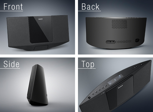 CMT-V10IP 特長 : デザイン | システムステレオ | ソニー