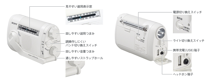 ソニーSONY ICF-B09(D)